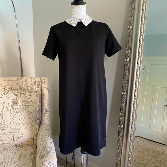 Black Zara midi dress - Picture 1 of 2